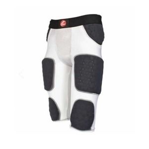 CRAMER ADULT HURRICANE PADDED SHORTS, WHITE/GRAY, Small